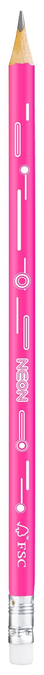 Grafietpotlood Maped Neon koker 72 stuks assorti - afbeelding 7
