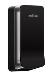 Toiletpapierdsp Satino BT1 Hyginity gevouwen zwart