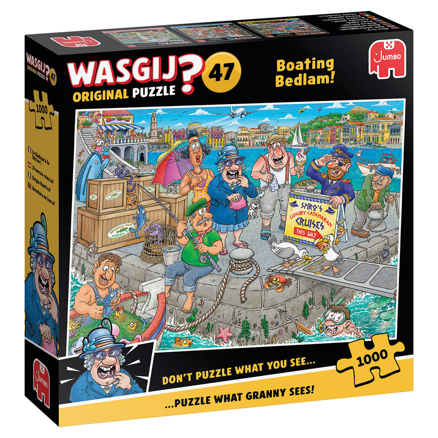 Puzzel Wasgij Original 47 De boot in! 1000st