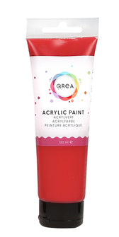 Acrylverf Qrea 120 ml vermiljoen