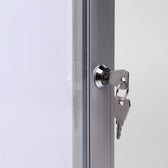 Vitrinebord Quantore luxe 8x A4 B1 gecert zilver - afbeelding 6