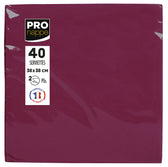 Servet Pronappe 380x380mm 40 vel bordeauxrood