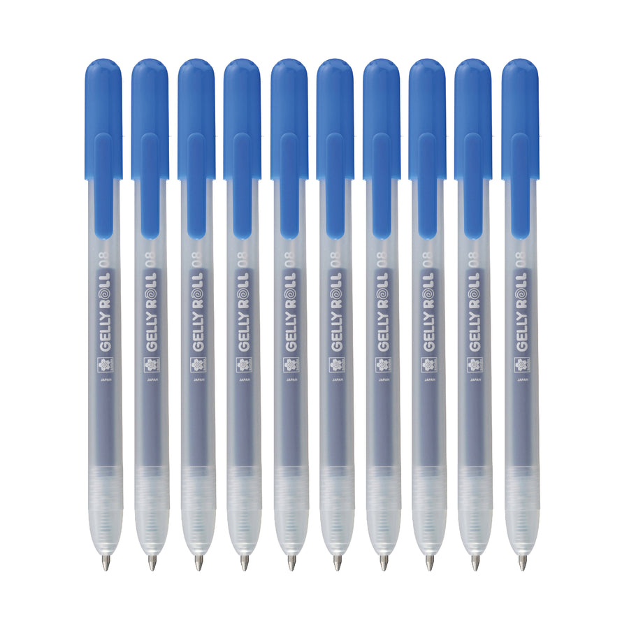 Gelschrijver Sakura Gelly Roll Classic 10st blauw
