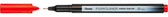 Fineliner Pentel Pointliner S40-B fijn rood
