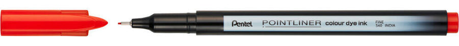 Fineliner Pentel Pointliner S40-B fijn rood