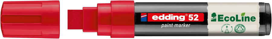 Paintmarker edding 52 Eco waterbasis 4-15mm rood