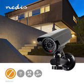Dummy beveiligingscamera Nedis solar buiten grijs - afbeelding 7