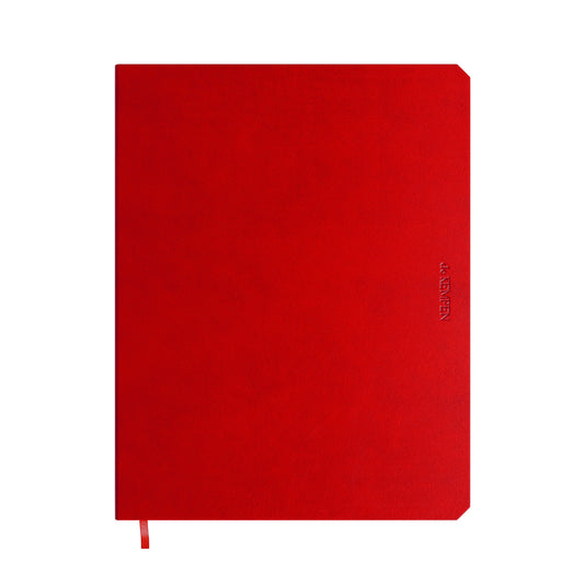 Notbk de KEMPEN Poppy 171x220 lijn 192pag rood