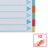 Tabbaden Esselte premium A4 12dlg karton 23r ass - afbeelding 4