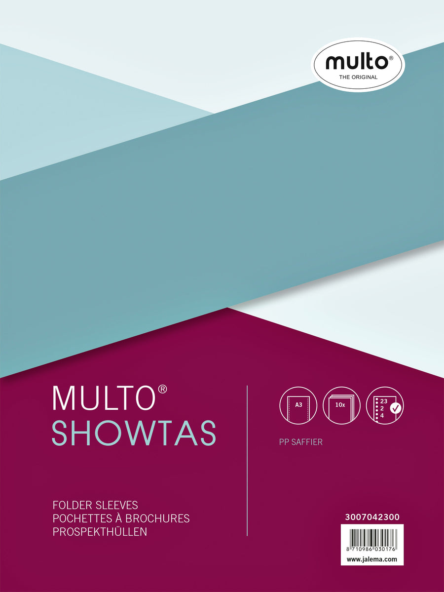 Showtas Multo A3 23r PP 0.08mm dwars 10 stuks