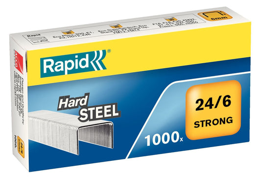 Nieten Rapid 24/6 staal strong 1000st