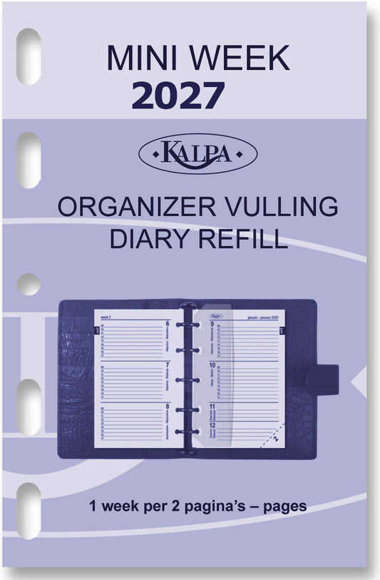 Agendavulling 2026 Kalpa Mini 7d/2p