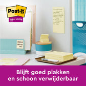 Memoblok Post-it 6920 Super Sticky 76x76mm geel - afbeelding 9