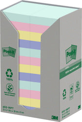 Memoblok Post-it 653RPT 38x51mm rainbow pastel - afbeelding 4