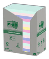 Memoblok Post-it 655RPT 76x127mm recycled rainbow - afbeelding 4