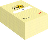 Memoblok Post-it 662 102x152mm ruit geel - afbeelding 3