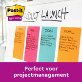 Memoblok Post-it 662 102x152mm ruit geel - afbeelding 8