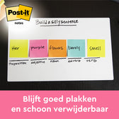 Memoblok Post-it 654 76x76mm neon groen - afbeelding 8