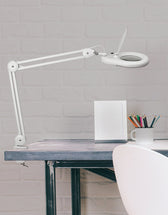 Loeplamp MAUL Viso LED tafelklem wit - afbeelding 6