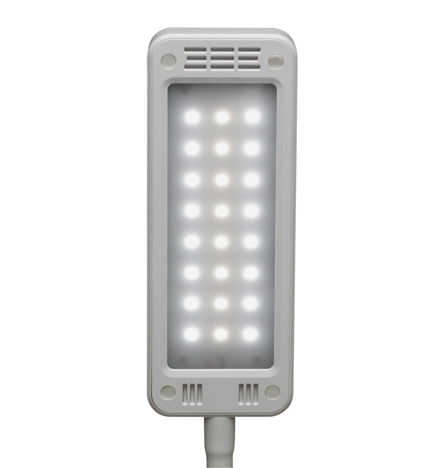 Bureaulamp MAUL Pearly LED voet dimbaar wit