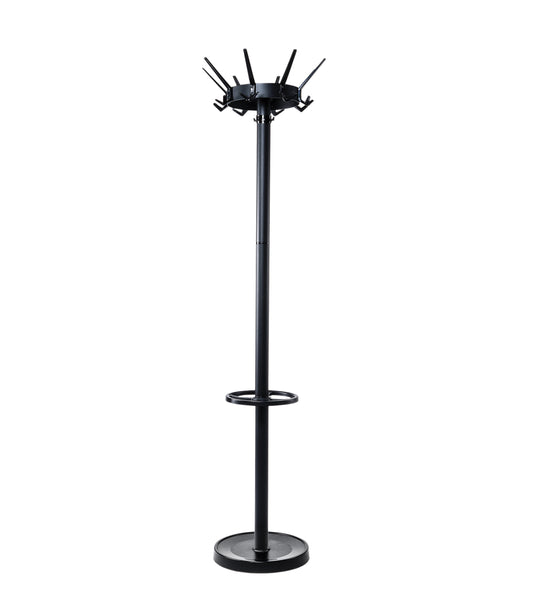 Kapstok MAUL Caligo stnd 175cm 32 haken zw RAL9004