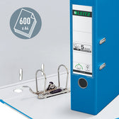 Ordner Leitz 1010 180° 80mm PP A4 lichtblauw - afbeelding 8
