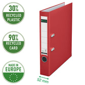 Ordner Leitz 1015 180° 50mm PP A4 rood - afbeelding 7