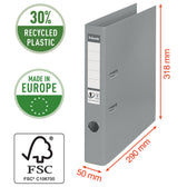 Ordner Esselte Vivida No.1 50mm PP A4 zwart - afbeelding 9