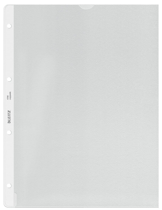 Showtas Leitz Premium uitsnede PP A4 transparant