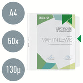 Showtas Leitz Premium met klep PP A4 transparant - afbeelding 2