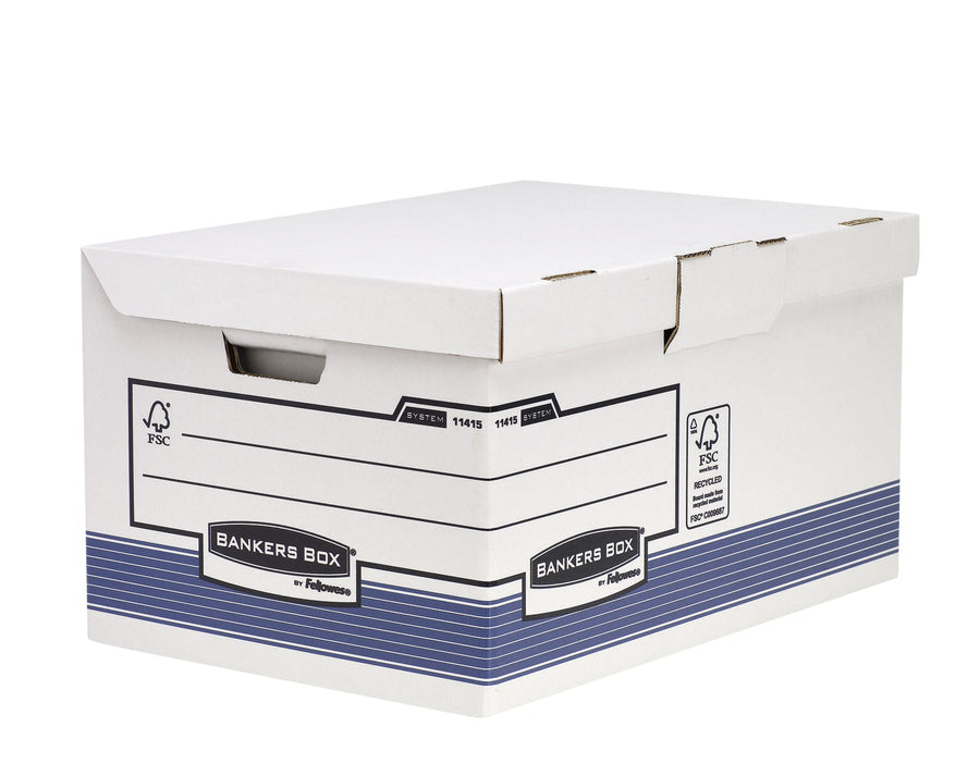 Archiefdoos bankers box system fold flip top maxi