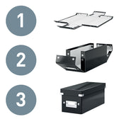CD-BOX LEITZ CLICK STORE 143X136X352MM WIT - afbeelding 5