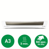 Lamineermachine Leitz iLAM Home Office A3 grijs - afbeelding 2