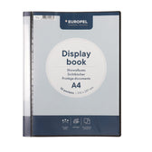 Showmap Europel Frontview A4 10 tassen antraciet - afbeelding 2