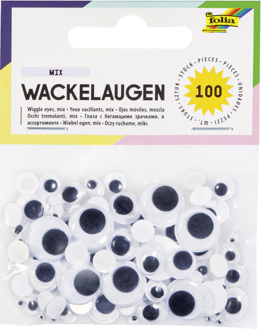 Wiebelogen Folia 100 stuks 6 formaten wit