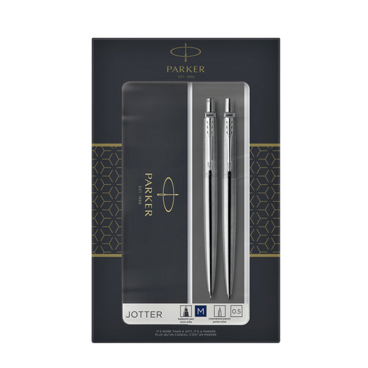 Balpen en vulpotlood Parker Jotter CT M RVS
