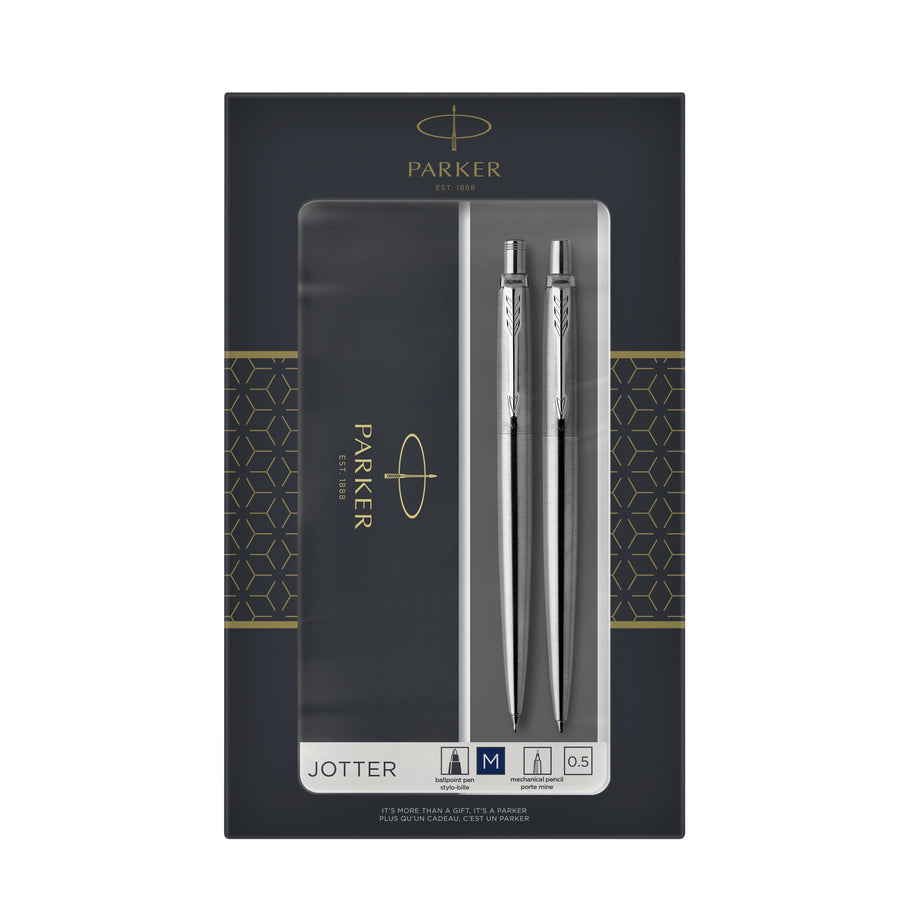 Balpen en vulpotlood Parker Jotter CT M RVS