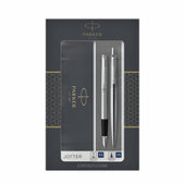 Balpen en vulpen Parker Jotter CT M RVS