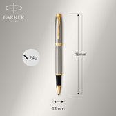 Balpen en rollerpen Parker IM GT M geborsteld mtl