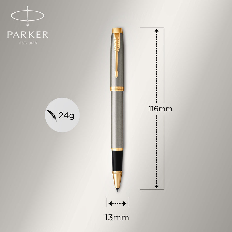 Balpen en rollerpen Parker IM GT M geborsteld mtl