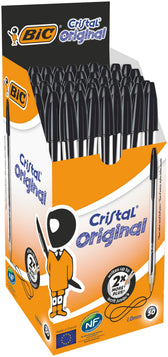 Balpen Bic Cristal M zwart
