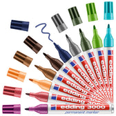 Viltstift edding 3000 rond 1.5-3mm lichtblauw - afbeelding 6
