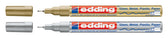 Paintmarker edding 780 oliebasis 0.8mm zilver - afbeelding 4