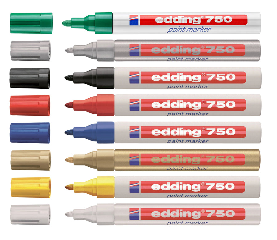 Paintmarker edding 750 oliebasis 2-4mm groen