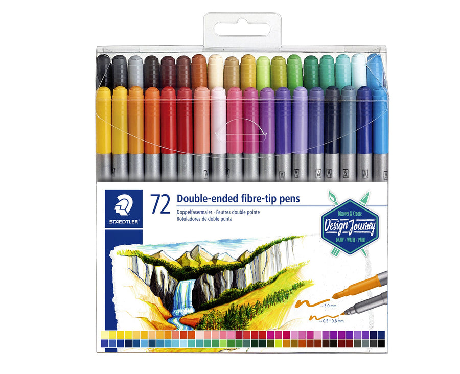 Kleurstift Staedtler dubbele punt fijn + ultrafijn