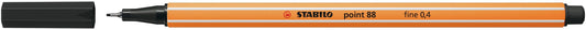 Fineliner STABILO point 88/46 F zwart