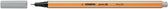 Fineliner STABILO point 88/94 F lichtgrijs