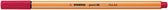 Fineliner STABILO point 88/50 F donkerrood - afbeelding 2