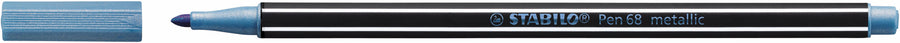 Viltstift STABILO Pen 68/841 M metallic blauw