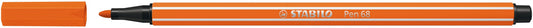 Viltstift STABILO Pen 68/30 M vermiljoen